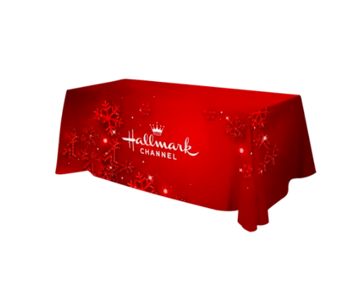 A beautiful red colour table cover