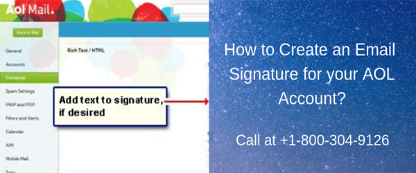 How to create an email signature for your AOL account