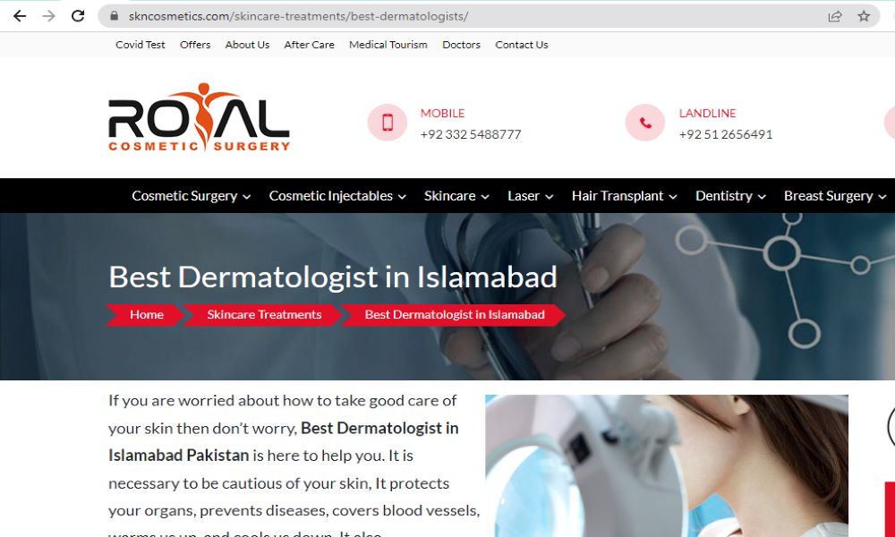 Best dermatologist in Islamabad